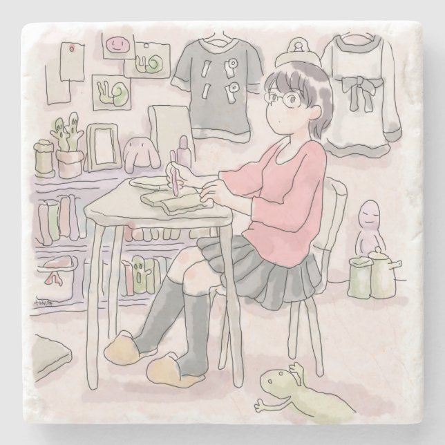 さにごくじ STEINUNTERSETZER (Vorderseite)