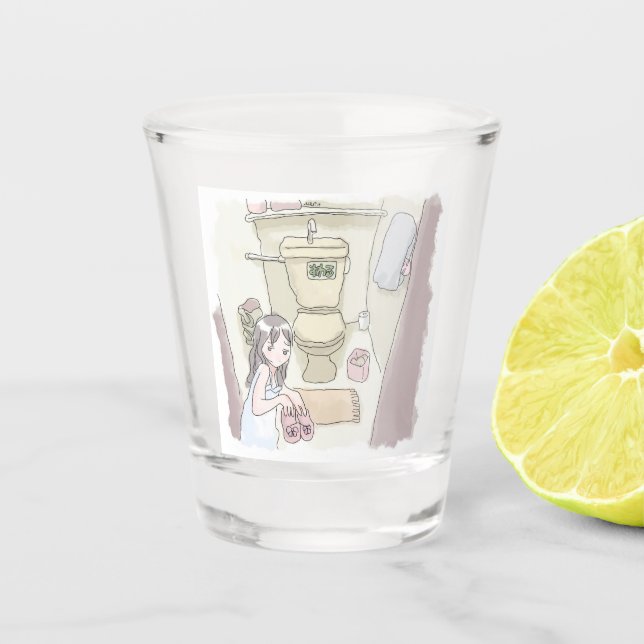 さにししじ SCHNAPSGLAS (Vorderseite)