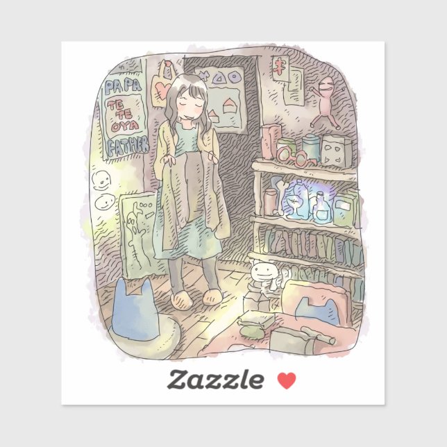 さやしごじ AUFKLEBER (Blatt)