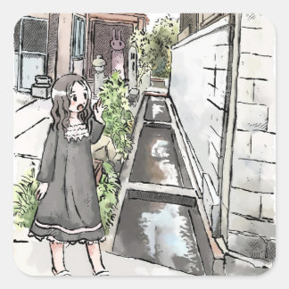 されむしじ QUADRATISCHER AUFKLEBER