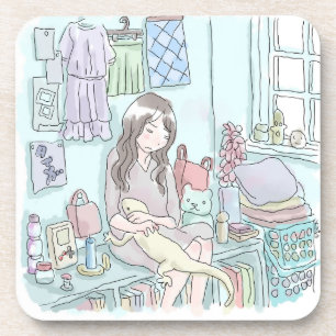 さ む さ い じ の 窓, wenn あ getränkeuntersetzer