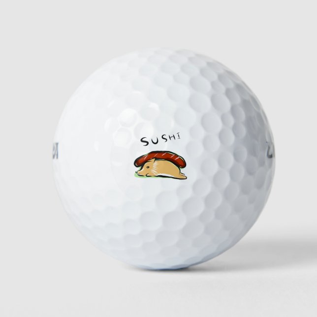 すしすしSUSHIコーギー GOLFBALL (Vorderseite)