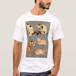 たとえ尽の内 (中), 国芳 japanische Katzen (2), Kuniyoshi, T-Shirt