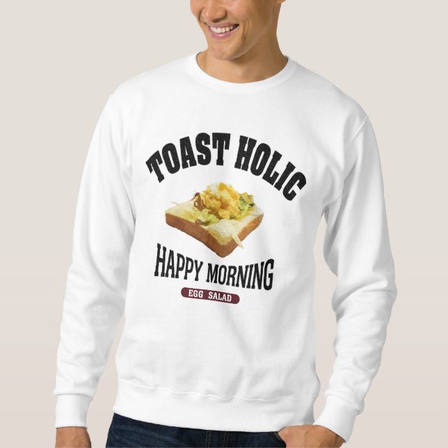 たまごサラダ（アレンジトースト ビンテージ風） SWEATSHIRT (Vorderseite)