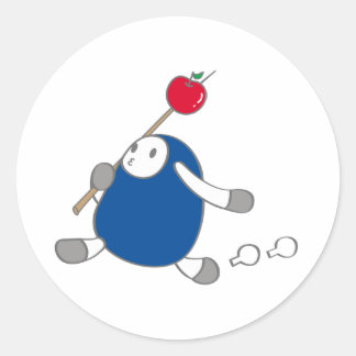 なまけたろうステッカー こん RUNDER AUFKLEBER