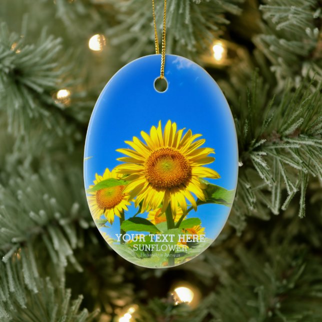 ひまわり  KERAMIK ORNAMENT (Baum)