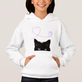 ひょっこり猫フーディー HOODIE