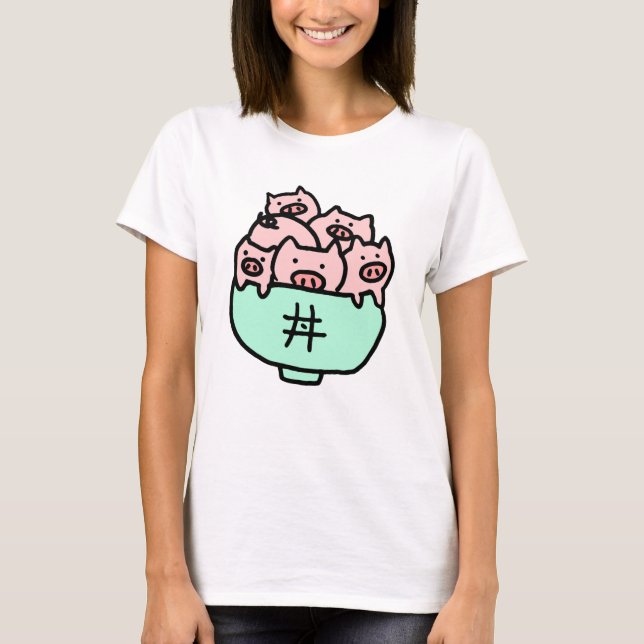 ぶた丼 T-Shirt (Vorderseite)