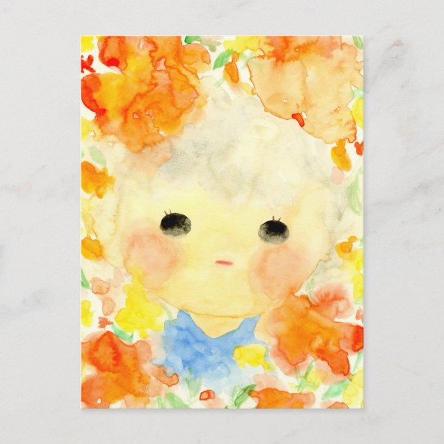 ぽわって気持ち FEIERTAGSPOSTKARTE (Vorderseite)