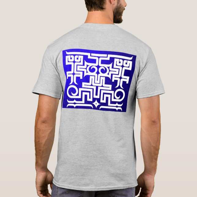 アイヌ柄 オリジナルプリント 北海道 T　Hokkaido Ainu pattern T-shirt (Rückseite)