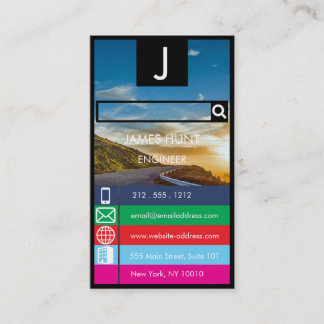 アンドロイド風 エンジニア名刺 VISITENKARTE