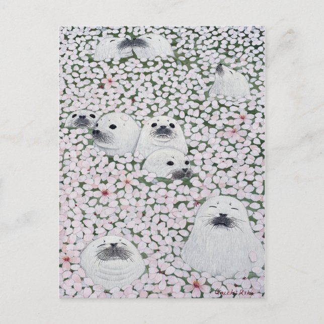 ア ザ ラ シ 四 季 シ リ  POSTKARTE (Vorderseite)