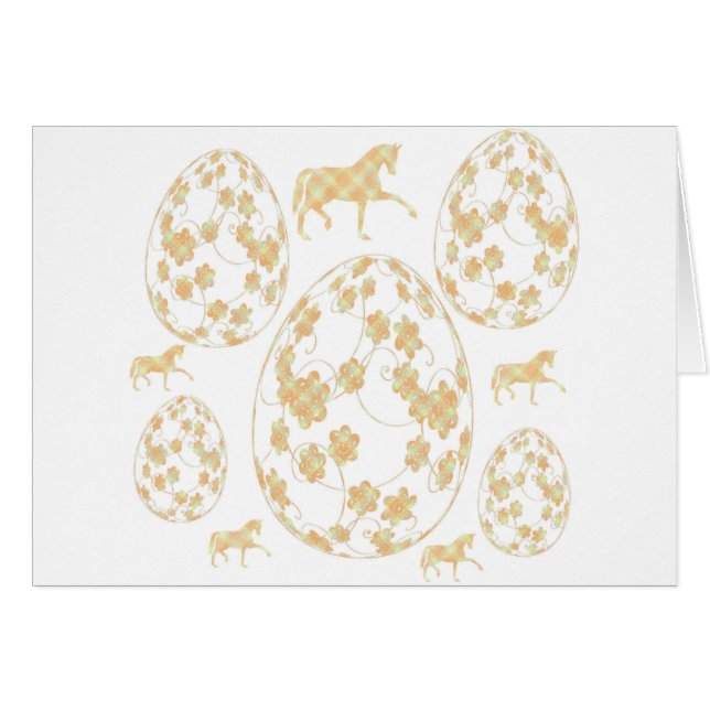 イースターエッグと馬 (Vorderseite (Horizontal))