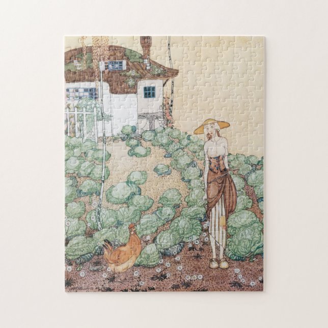 イ ・ ニセ幻 Kay Nielsen想 的な 童話のズ Puzzle (Vertikal)