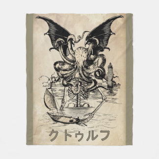 ゥ フ (Cthulhu Blanket) Fleecedecke