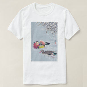 オ ド リ, 小 古 シ Mandarin duck, Ohara Koson, Ukiyo-e T-Shirt