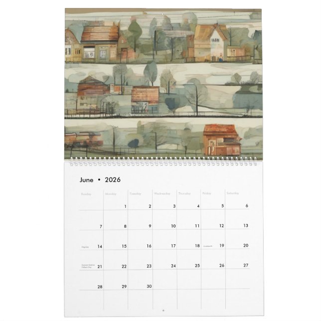 カレンダー KALENDER (Jun 2026)