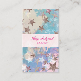 キラキラ星のおしゃれな名刺 VISITENKARTE