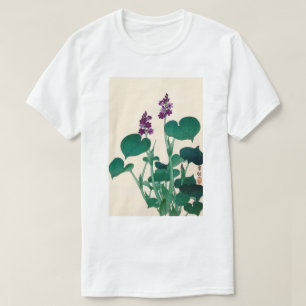 ギ ボ ウ の 花, 古 Lila blühende Herberge Ohara Koson T-Shirt
