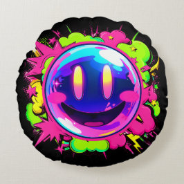 クッション｜VACHABORG グッズ「 電光石火少女 Eccentric Flash Girl 」 Rundes Kissen