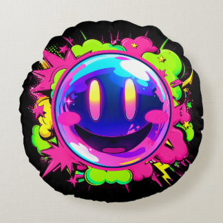 クッション|VACHABORG グッズ「 電光石火少女 Eccentric Flash Girl 」 Rundes Kissen