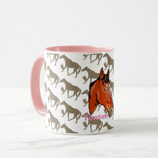 ケイメイ牧場 トントントントロちゃん シルエット フロストグラスマグカップ TASSE