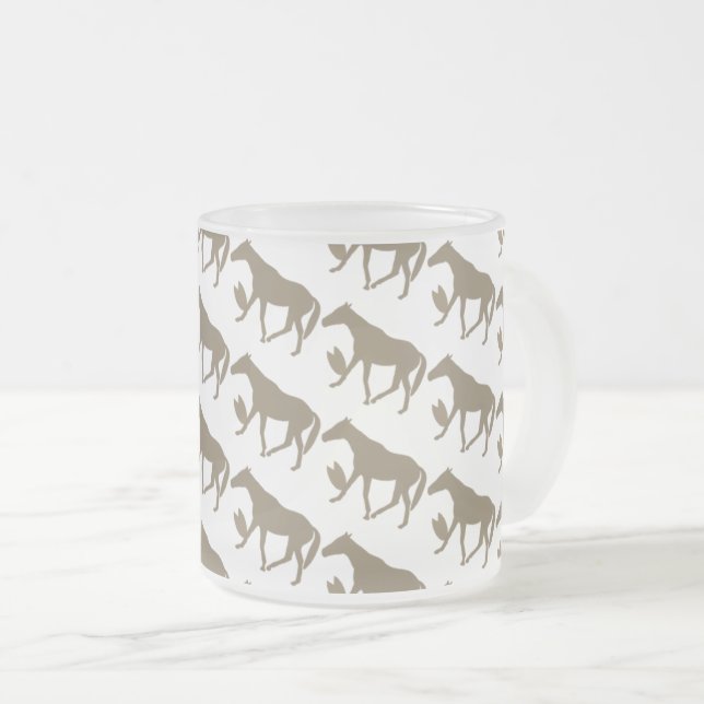 ケイメイ牧場　トントントントロちゃん シルエット MATTGLASTASSE (VorderseiteRechts)