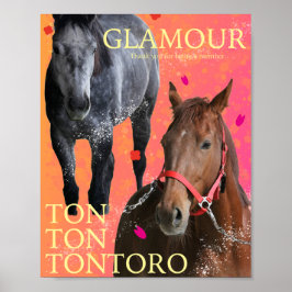 ケイメイ牧場　２頭オリジナル POSTER