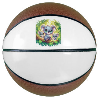 **コアラの親子** BASKETBALL