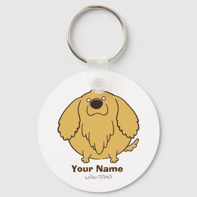 ゴールデンレトニエル "ニェルたま" SCHLÜSSELANHÄNGER (Vorderseite)