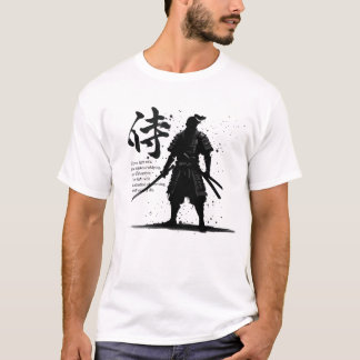 サムライ水墨画風 T-Shirt