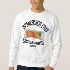 サーモンの刺身（ビンテージ風） SWEATSHIRT
