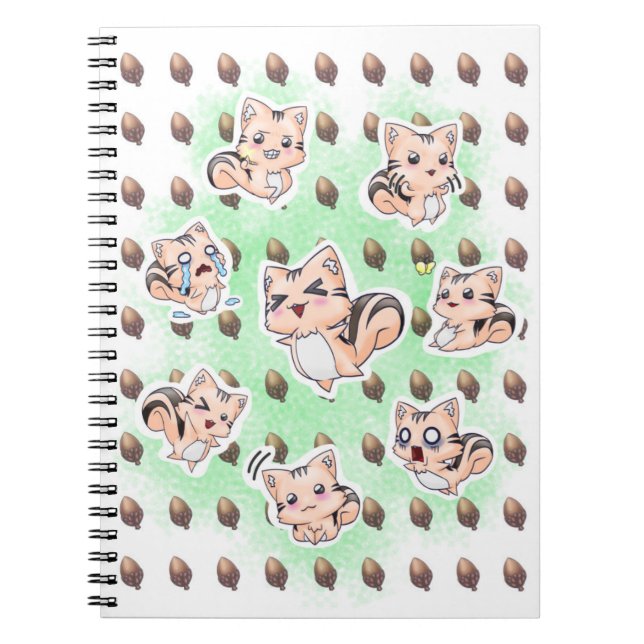 シマリスルックん NOTIZBLOCK (Vorderseite)