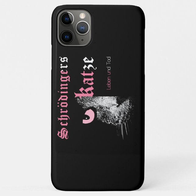 シュレ猫カラー桃  Case-Mate iPhone HÜLLE (Rückseite)