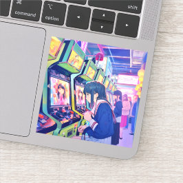 シール Seal｜ゲーセンJK 寿司娘 GenerativeAI Aufkleber