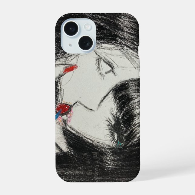 スマートフォンケース iPhone 15 HÜLLE (Rückseite)