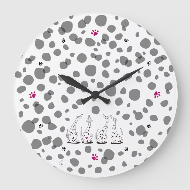 ダルメシアンの気持ち。 GROßE WANDUHR (Vorderseite)