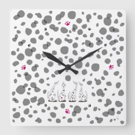ダルメシアンの気持ち。 QUADRATISCHE WANDUHR