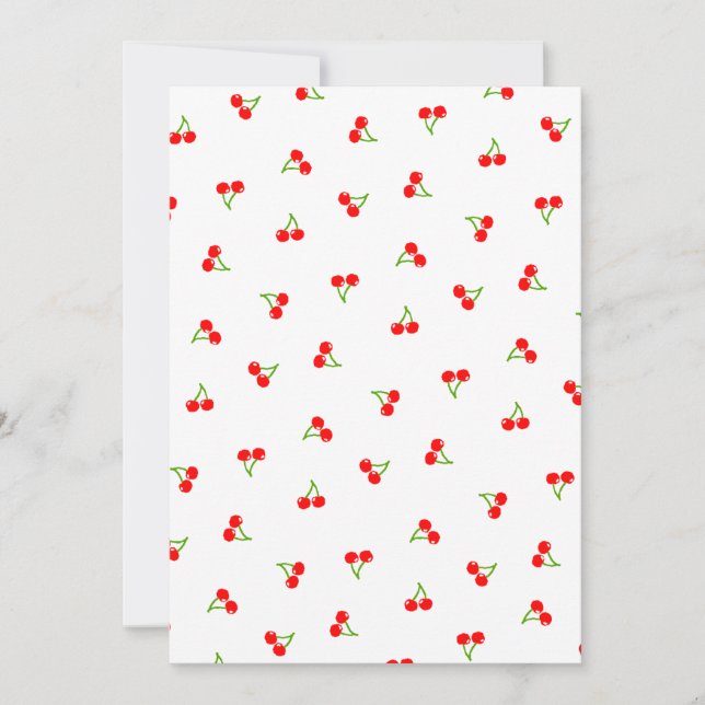 チェリー（ホワイト） EINLADUNG (Vorderseite)