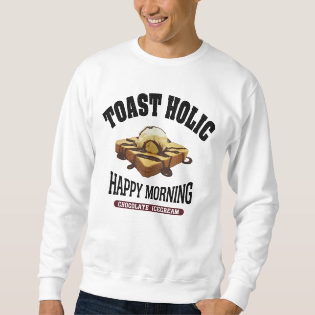 チョコアイストースト（アレンジトースト ビンテージ風） SWEATSHIRT (Vorderseite)