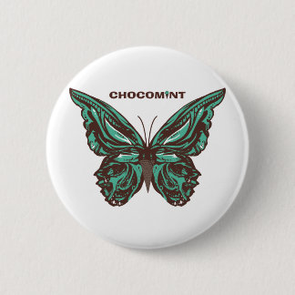 チョコミント 蝶 BUTTON