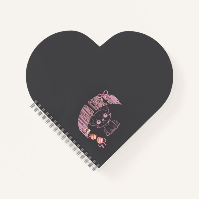 チワワのケーキ屋さん、スイーツ好き、お菓子作り、動物好きへのギフト、可愛い、犬好き NOTIZBUCH (Vorderseite)