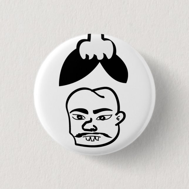 ヅラバッジA BUTTON (Vorderseite)