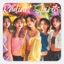 デジタルヒューマンアイドル「Radiant Dreams」 配信記念シール