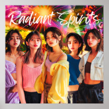 デジタルヒューマンアイドル「Radiant Dreams」 配信記念ポスター