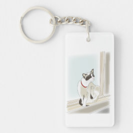 ネコのイラストキーホルダー SCHLÜSSELANHÄNGER