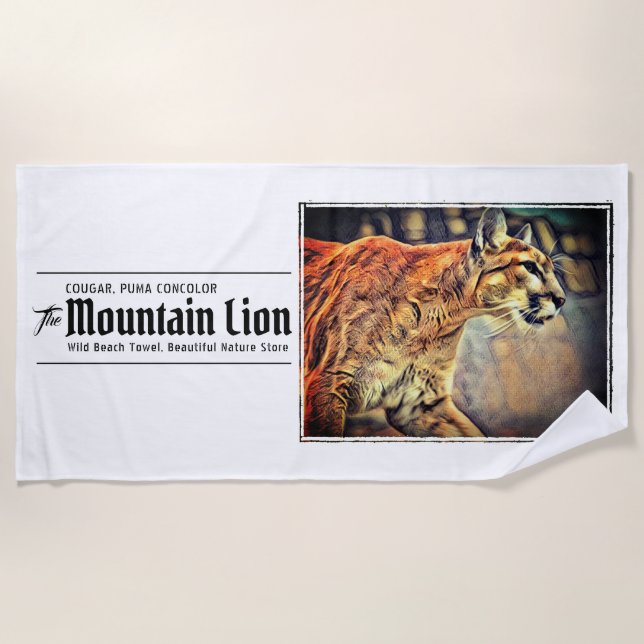 ピューマ ビーチタオル STRANDTUCH (Vorderseite)