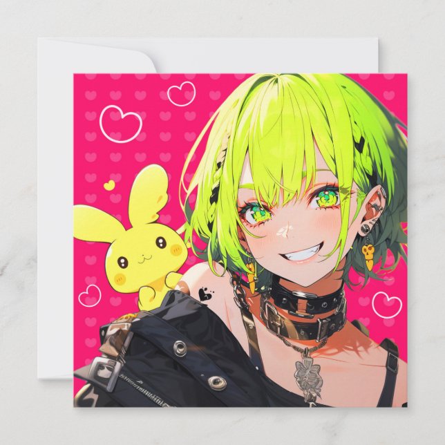 フリーカード｜VACHABORG グッズ「♪ らぶゆーじゃーにー」 EINLADUNG (Vorderseite)