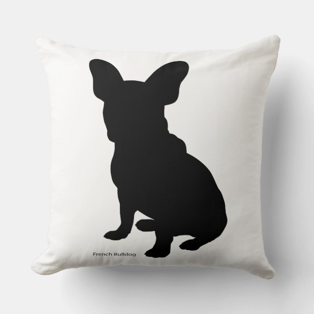 フレンチ・ブルドッグ　クッション　french bulldog Cushion Kissen (Vorderseite)