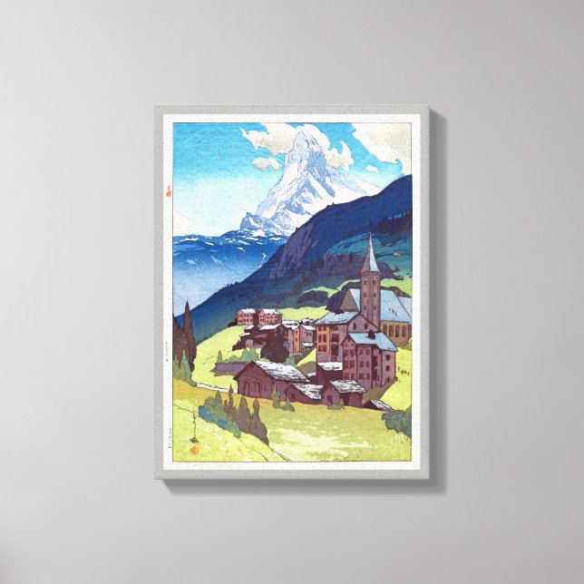 ホ, Hiroshi Yoshida, Leinwanddruck (Vorderseite)
